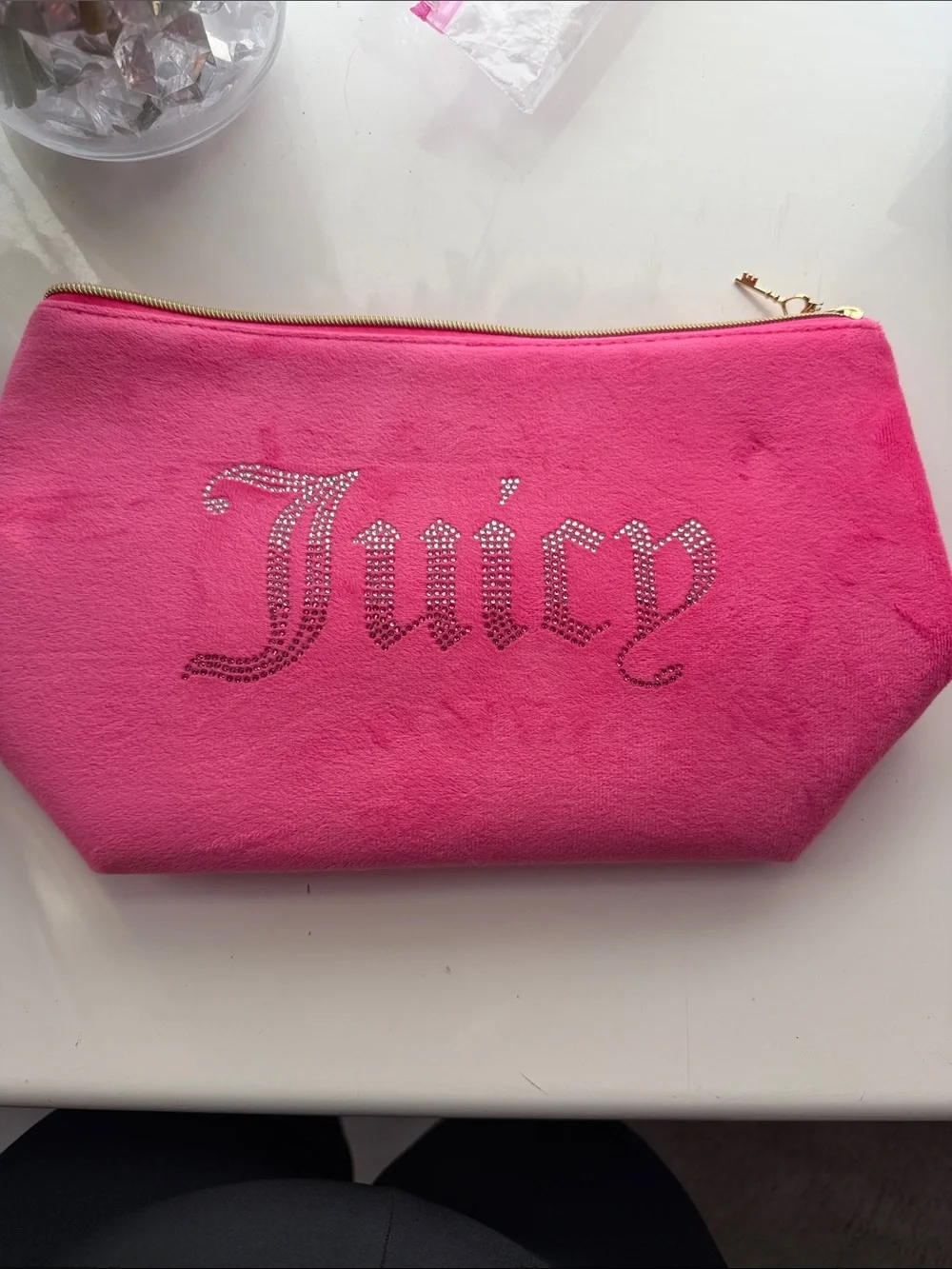 Juicy Couture Hot Pink make up bag